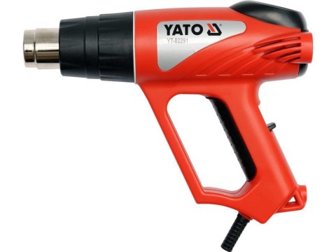 Yato YT-82291 opalarka Pistolet na gorące powietrze 500 l/min 550 °C 2000 W Czarny, Czerwony