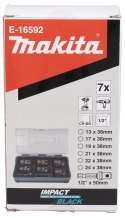 Makita E-16592 Gniazdo udarowe Wpływ socket set Czarny, Morski