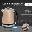 AD 1295 gold Czajnik metalowy 1,7l z lcd & regulacją temperatury