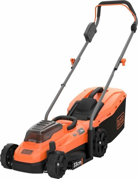 Black & Decker BCMW3318L2 Kosiarka do trawnika typu push Bateria Czarny, Pomarańczowy