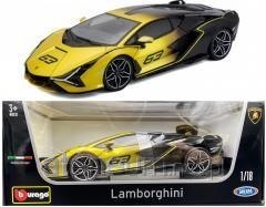 BBURAGO Lamborghini Sian FKP 37 1:18 gelb Wstępnie zmontowany