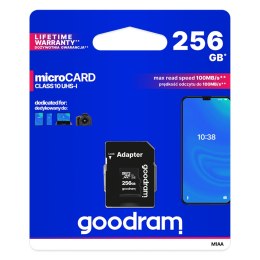 TGD-M1AA2560R12 Karta pamięci microSD 256GB UHS-I Goodram z adapterem