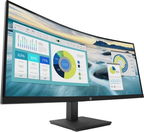 HP P34hc G4 monitor komputerowy 86,4 cm (34") 3440 x 1440 px Quad HD LED Czarny