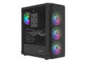 FURY OBUDOWA KOMPUTEROWA FURY SHOBO SH4F RGB MIDI Z OKNEM CZARNA