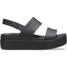 Sandały damskie Crocs Brooklyn Low Wedge czarne 206453 060