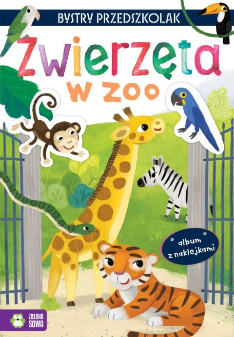 Bystry przedszkolak zwierzęta w zoo