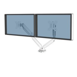 Fellowes Ergonomia ramię na 2 monitory - seria Platinum, białe