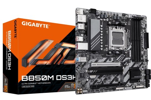 GIGABYTE B850M DS3H płyta główna AMD B850 Gniazdo AM5 micro ATX