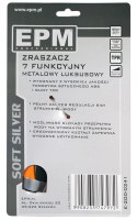 EPM ZRASZACZ PISTOLETOWY REGULOWANY 7-FUNKCYJMY SOFT SILVER