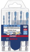 BOSCH WIERTŁO EXPERT MULTICONSTRUCTION HEX-9 SET 5PC