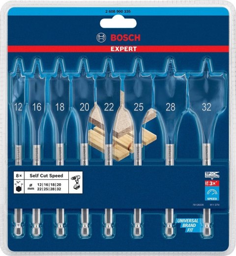 BOSCH WIERTŁA ŁOPATKOWE SELFCUT EXPERT 8 SZT.