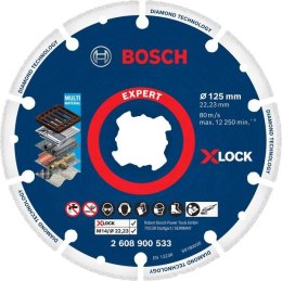 BOSCH TARCZA DO METALU DIAMENTOWA X-LOCK 125MM