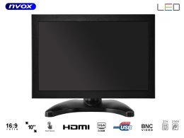 Monitor dotykowy ips open frame led 10cali vga hdmi usb av 12v 230v