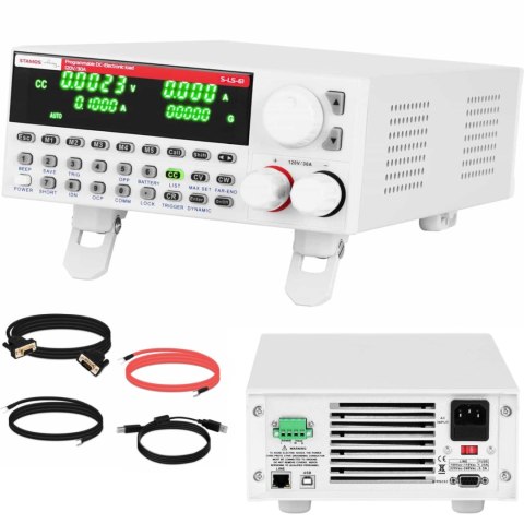 Obciążenie elektroniczne programowalne 0-120 V 0-30 A 300 W USB LAN RS232