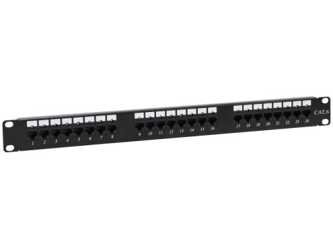 Patch panel NAVI LED UTP kat.6 24 porty LSA 1U ALANTEC