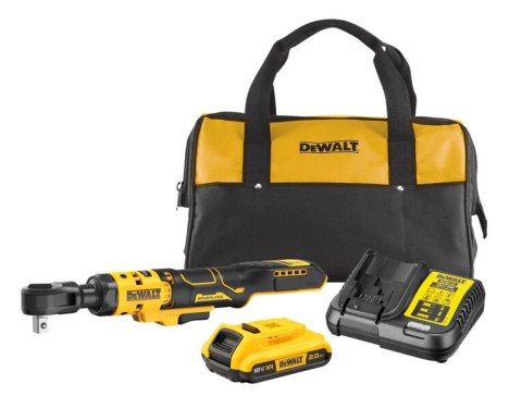 DEWALT GRZECHOTKA UDAROWA AKUMULATOROWA 1/2'' XR 18V 1*2.0AH