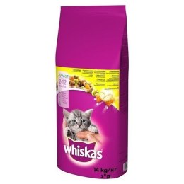 WHISKAS Junior z kurczakiem - sucha karma dla kota - 14 kg