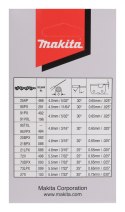 MAKITA ŁAŃCUCH TNĄCY 38CM PODZIAŁKA 0,325''SZER.ROWKA 1.3MM 64 OGN