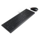 Lenovo Lenovo | Black | Essential | Essential Wired Keyboard and Mouse Combo - Litewski | Zestaw klawiatura i mysz | Przewodowy | PL/LT