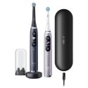 Oral-B Oral-B | iO 9 Seria Duo | Elektryczna szczoteczka do zębów | Ładowana | Dla dorosłych | Kolor czarny onyks/róż | Liczba głowic w