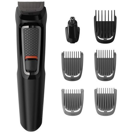 Philips Philips | MG3740/15 9-in-1 | Face and Hair Trimmer | Cordless | Number of length steps | Black