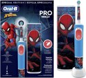 Oral-B Oral-B | Vitality PRO Kids Spiderman | Elektryczna szczoteczka do zębów z etui podróżnym | Akumulatorowa | Dla dzieci | Niebiesk