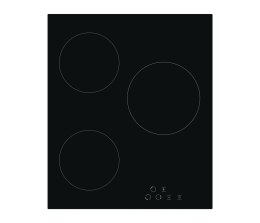 Simfer Simfer | H4.030.DECSP | Hob | Vitroceramic | Number of burners/cooking zones 3 | Touch | Black