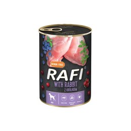 Rafi z królikiem, borówką i żurawiną 24 x 400 g