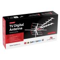 Antena TV DVB-T/T2 HEVC Maclean, aktywna, zewnętrzna combo, filtr Lte, UHF/VHF max 100dB?V, MCTV-855A