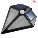 Lampa LED Maclean, Solarna, Ścienna, Z czujnikiem ruchu, 6 LED, 2x solar, MCE168