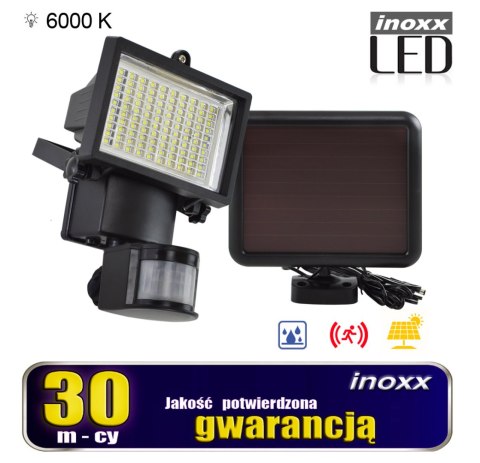 Lampa solarna naświetlacz led 100 diod smd z czujnikiem ruchu i zmierzchu