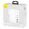 Ładowarka sieciowa Baseus GaN2 Pro, 2x USB + 2x USB-C, 100W, EU (biała)