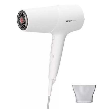 Philips Philips | Suszarka do włosów | BHD500/00 | 2100 W | Liczba ustawień temperatury 3 | Funkcja jonizacji | Biały