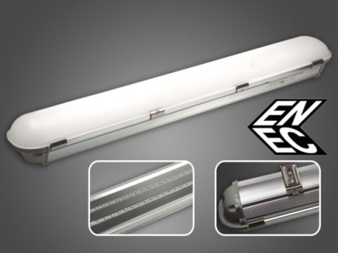 Oprawa led Bray 120cm 40W WW IP65.