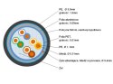 Przewód FTP cat 5e LAN-T11B kat.5E 4x2x0,5 żel